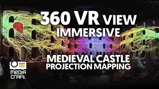Immersive 360&deg; Projection Mapping at the Historic Gniew Castle Poland VR Experience by MediaCraft.pl