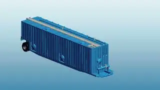 Frac Tank Model |#3dmodeling|#ptccreo 