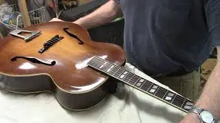 Changing Strings on Archtop Guitar: Keeping the Ball Ends in the Tailpiece