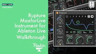 Rupture Walkthrough &ndash; MaxforLive Kick Drum Synthesizer by RawtonForge