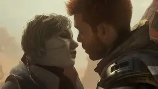 Cal & Merrin Kiss and Teleport Scene (STAR WARS JEDI: SURVIVOR)