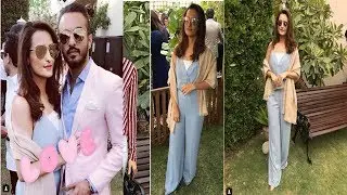 Momal Sheikh with her Husband spotted at the Ohbehave brunch