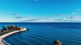 Bluffers Park Beach Toronto in 4K | Cinematic Drone Footage | Skybot4K