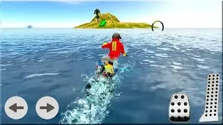 Real Water Surfer Bike Racing Floating Drive Android Gameplay