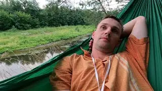 Как спать в лесу без палатки? Мой отзыв о ночёвке в гамаке на природе