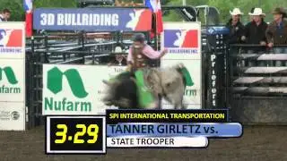 Tanner Girlets 87.5 on Armstrong's State Trooper. Wanham, AB (PBR) '13