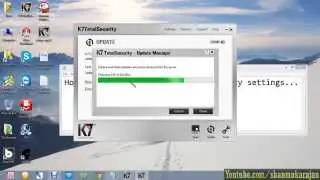 How to update K7 Antivirus using Proxy settings