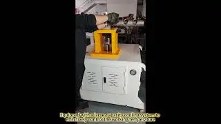 Semi-automatic Tube Collar Hole Pulling Punching and Flanging Machine for Spray Pipe Cooler #machine