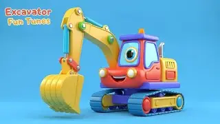 🏗️ Let’s Build Together! | Excavator & Construction Vehicles Nursery Rhyme
