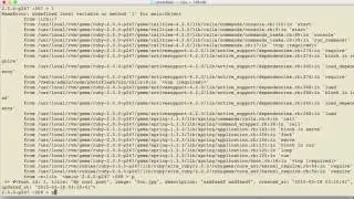 Using rails console