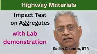 Impact test on aggregates, complete procedure with laboratory demonstration and calculations