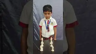 Anurudh | Chess Pieces Names Identification | Rise Play School Kakinada.