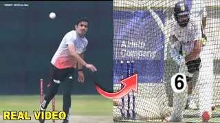 Rohit Sharma facing Gautam Gambhir&rsquo;s bowling during a practice session in RajKot | IND vs NZ ODIs