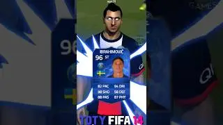 TEAM OF THE YEAR IN FIFA 14! (TOTY) #shorts #toty #fifa #fc24 #eafc24