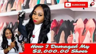 How I Destroyed My $2000 Shoes! #Shoes #ReneCaovilla #Luxuryshoes