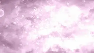 Pink Misty Clouds with Bubbles 4K 60fps Wallpaper Background