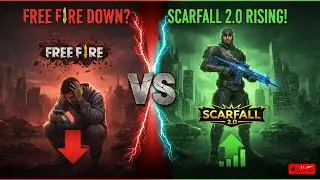 FREE FIRE DOWN? 😱 | SCARFALL 2.0 RISING 🚀 | LIVE COMPARISON #01