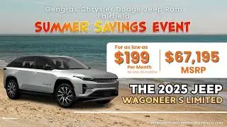 Sun, Style & Space | 2025 Jeep Wagoneer S Limited Summer Lease Offers
