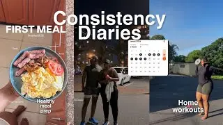 WEEK 2 🌻 Your girl is locked in! Home workouts & meals for body recomp, copying during luteal phase 