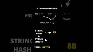 How do empty Python strings use so much memory? 