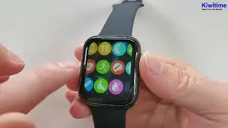KIWITIME AK76 Smartwatch Black Color Unbox-Best Watch Series 6 Copy in 2021?