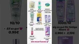 Dm orodukte Ranking und ein Must have 💗✨💕