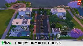 🏡✨ Роскошные крошечные дома для сдачи в аренду | Постройка в стиле покадровой анимации в The Sims...