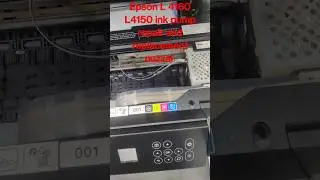 Epson L 4160 L4150 ink pump repair and replacement nezzal test report #service #epson