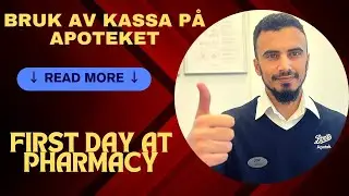 First day at Pharmacy In Norway 🇳🇴 🤩. Online Praksis. What do you do when you’re new at pharmacy.