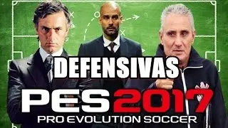 DICAS E TATICAS PRE DEFINIDAS  DE DEFENSIVAS (DEFESA) PES 2017