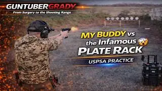 My Buddy vs the Infamous Plate Rack 🤯 | USPSA Practice