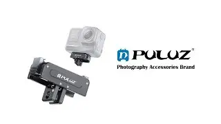 For DJI Osmo Action 5 Pro / 4 / 3 PULUZ Magnetic Quick Release Metal Base