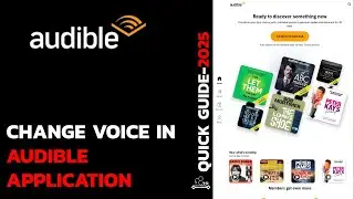 Как изменить голос в приложении Audible на iOS | Настройки озвучивания аудиокниги