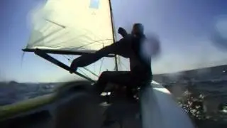 Flying Dutchman Nationals 2012 with a 505 jib .AVI