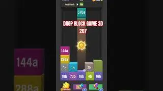 Drop Block 3D Puzzle Gameplay 207 #games #eronluke #shortvideo #shortsfeed