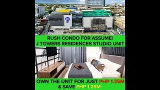 𝐅𝐎𝐑 𝐀𝐒𝐒𝐔𝐌𝐄:  Studio in 𝐉 𝐓𝐨𝐰𝐞𝐫 𝐑𝐞𝐬𝐢𝐝𝐞𝐧𝐜𝐞𝐬, beside SM J Mall Mandaue