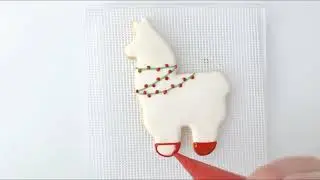 How to Decorate Christmas Llama Cookies