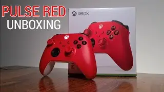 XBOX Pulse Red Wireless Controller Unboxing
