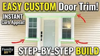 Custom Casing Package Over Vinyl Siding | DIY Like a Pro