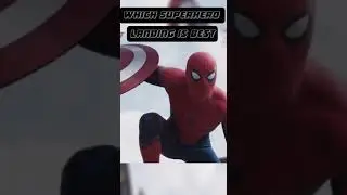 which superhero landing is best 😎 #shorts