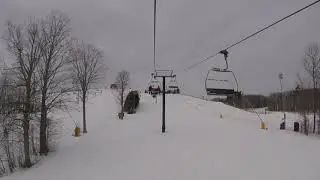 Louis Express Quad Chair (1989-2019) (Video 2) (Mount Saint Louis Moonstone, ON)