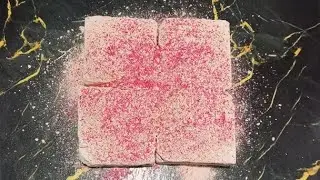 #newyearglitteryasmr | Crunchy Homemade Jumbo Gym Chalk Blocks | ASMR | Oddly Satisfying | Sleep Aid