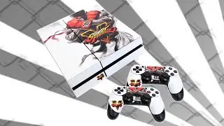 Street Fighter V Official PS4 Console Skin