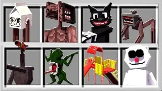 TREVOR HENDERSON ADDON: TODAS AS CRIATURAS ASSUSTADORAS ADICIONADAS NO MINECRAFT !!