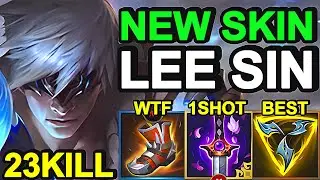 Wild Rift China Lee Sin Jungle - New Skin Broken OP Leesin Build Runes - Storm Dragon Lee Sin Skin