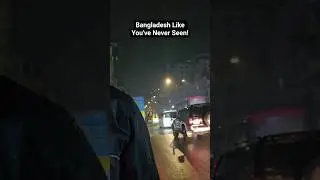 A Peaceful Rickshaw Ride Through Dhaka Rain 🌧️🇧🇩 | Real Life in Bangladesh #bangladeshtourism