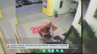 stolen movie poster from Terrace Theater