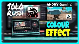 Montage Colour Grading Like Solo Rush and Anony Gaming | Solo Rush Colour Grading | Anony Grading