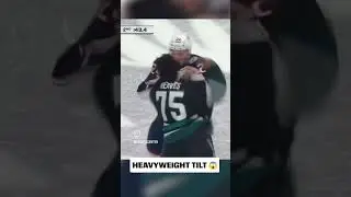 Hockey Players 🏒 Fight 🤯 Mathieu Olivier Drops Ryan Reaves #hockey #fighting #viralvideo ##sports