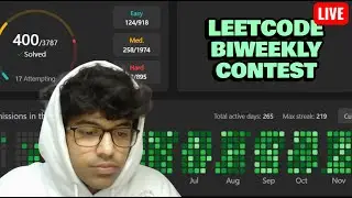 Leetcode Biweekly Contest | Live attempt